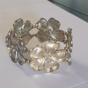 Dogwood Blossom Statement Bracelet